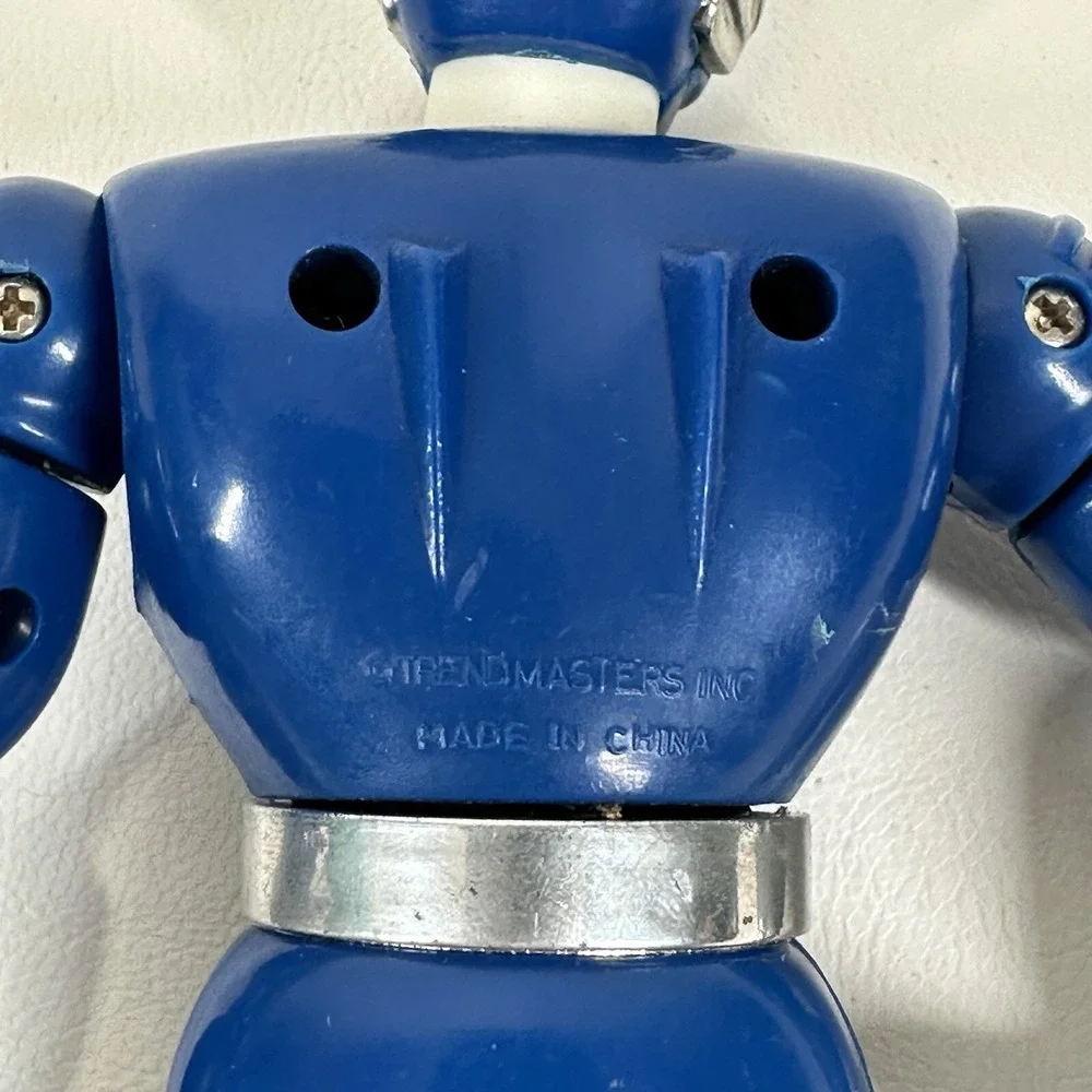 Trendmasters Masterbotix 1993 Power Bots Blue 7.5